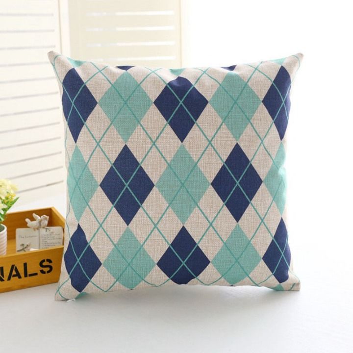 Mosaic Arabesque Harlequin Yoga Pilates Geometric Throw Pillow Cover Mosaic