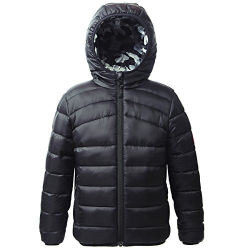 XQS Mens Winter Hooded Packable Ultra Light Down Puffer Jacket Coat Outdoor Quilted Parka