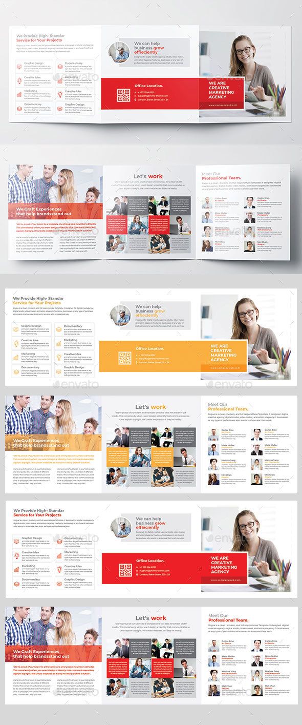 square trifold brochure fully editable brochure template brochure