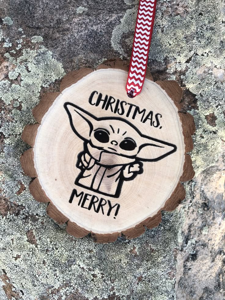 Star Wars Mandalorian Wood Ornaments