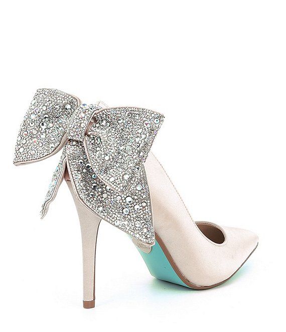 Blue by Betsey Johnson Rhinestone Bow 