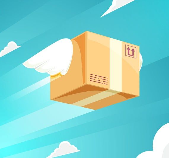 Shipping Fee For Express Delivery In 2020 Carton Box Vector Free Breath Of The Wind