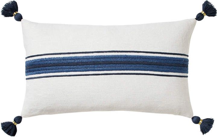 Stripe Tassel Pillow Cover Addie Stripe Tassel Pillow Cover