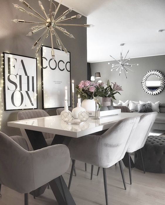 Ideas Para Decorar Mesas Elegantes Ideas En Decoración De Mesas Fotos E Ideas Modernas Ador Comedor De Lujo Comedores De Vidrio Diseño De La Sala De Comedor