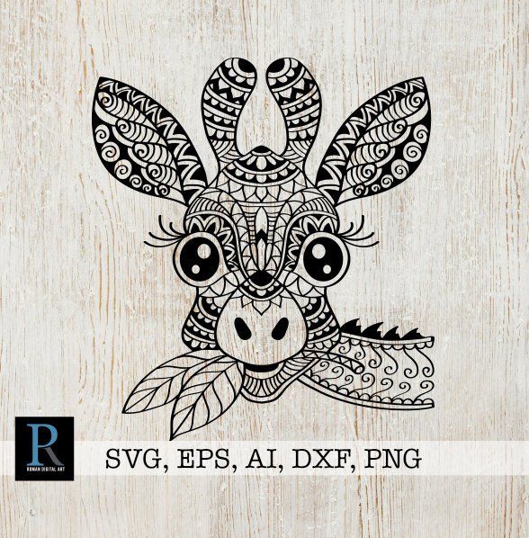 Download Excited To Share The Latest Addition To My Etsy Shop Zentangle Giraffe Svg Mandala Giraffe Svg Giraffe Mandala Design Art Mandala Drawing Boho Art Drawings
