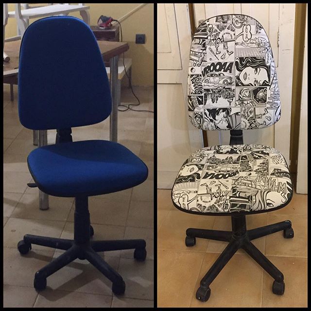 Cambio Total En La Silla De Oficina De Aburrida A única Y Divertida A Qué Nadie Tiene Sillas De Oficina Fundas Para Sillas De Oficina Fundas Para Muebles