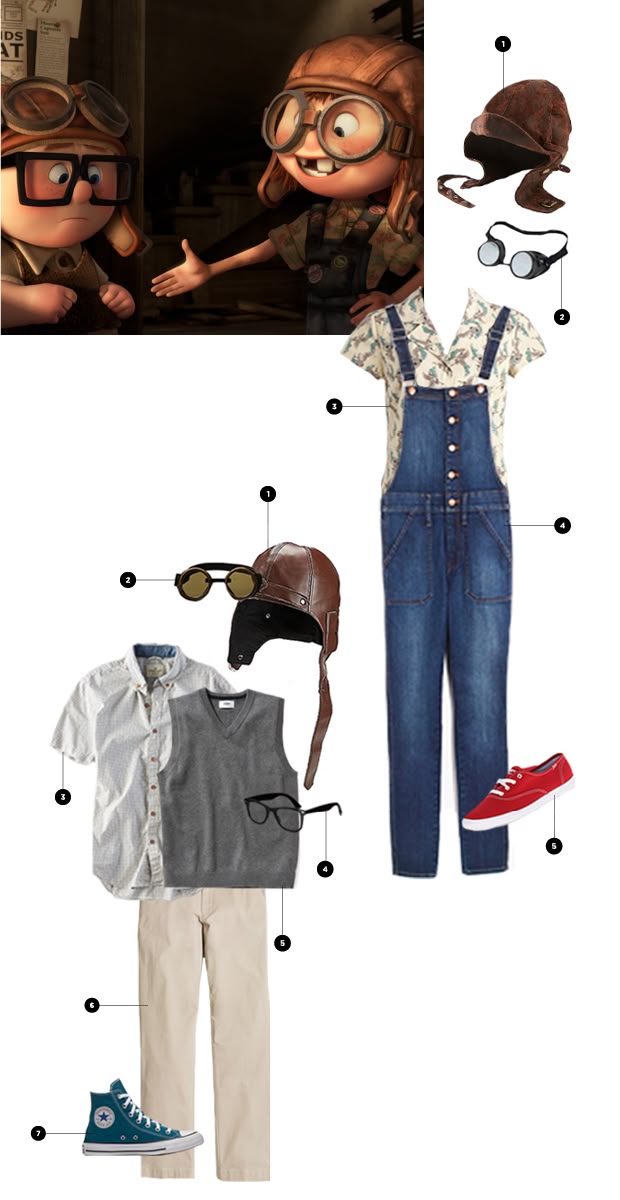 Carl & Ellie from Up! // Couples Halloween Costumes...