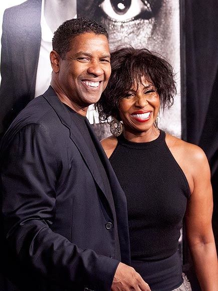 Denzel Washington and wife, Pauletta | Denzel washington, Celebrity
