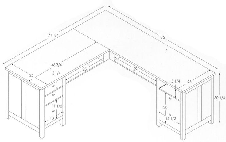Pin On Craft Room Pin On Craft Room, Custom Desk Dimensions
