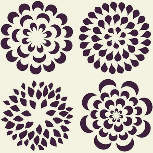 40 printable stencil patterns for many uses mixed media and