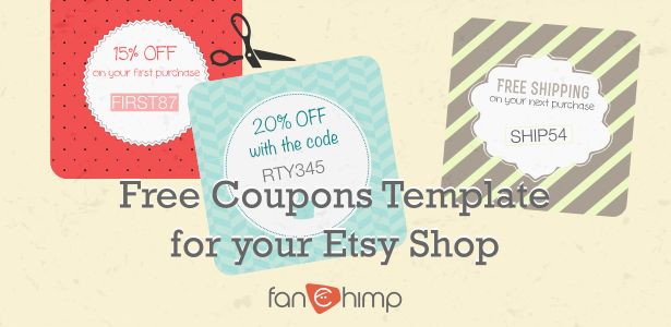 How to Create Coupon Codes on Etsy + 22 Coupon Templates Available - coupons design templates How to Create Coupon Codes on Etsy + 22 Coupon Templates Available - coupons design templates