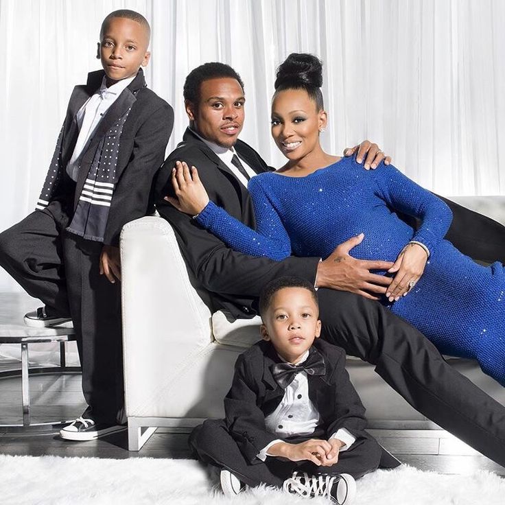 Monica Brown Shannon Brown Rocko Romelo Laiyah Shannon Brown | One pic