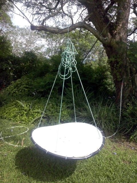 Best 25 Satellite Dish Ideas On Pinterest Abandoned Cities Upclycled Satellite Dish Swing I Could Stay On It All Day Room For A