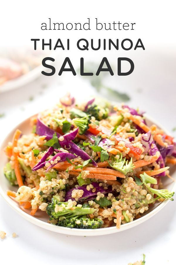 Almond Butter Thai Salad Almond Butter Thai Salad