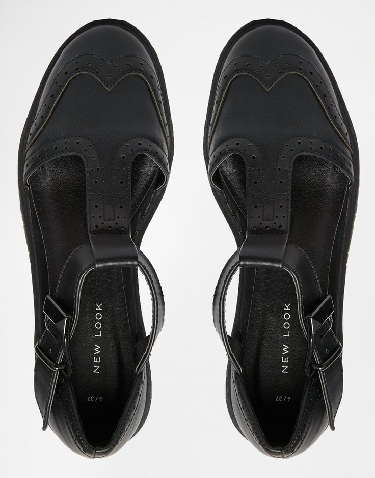 new look t bar flat shoes