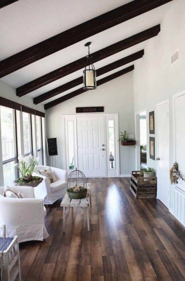 Wood Ceiling With White Trim House Colors Wood Ceilings House