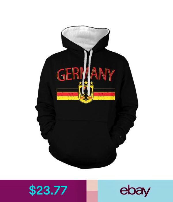 Germany Soccer Pride Bundesrepublik Deutschland Flag 2-tone Hoodie Pullover