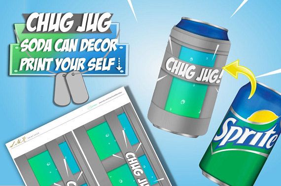 Jug Can Wrap, Printable History Xbox Birthday Birthday image about Chug Jug Printable referred to as Jug Can Wrap, Printable Report Xbox Birthday Birthday