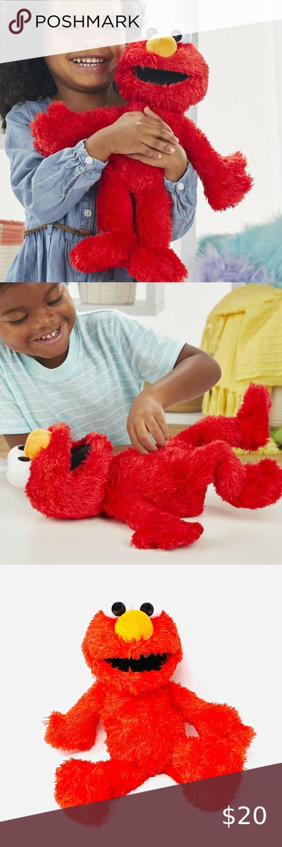 Tickle Me Elmo Plush Toy Laughing and Talking 14 Inch