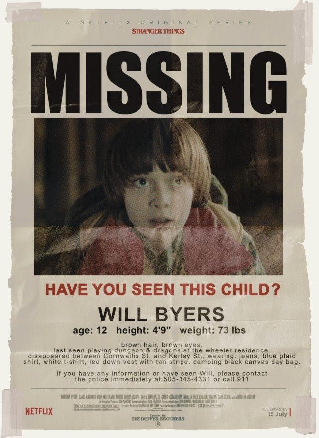 70 best Stranger Things Party images on Pinterest Odd stuff - make a missing poster 70 best Stranger Things Party images on Pinterest Odd stuff - make a missing poster