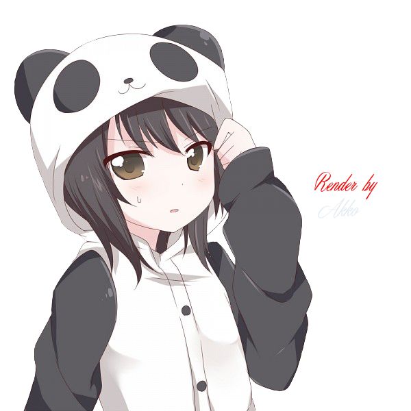 Image�: Render Yui Yuru Yuri Panda Kawaii Capuche - Animes et Manga - PNG  ... | Gadis animasi, Seni anime, Sketsa karakter