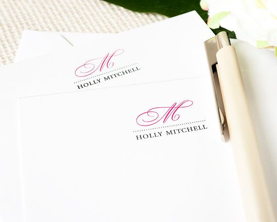 11 best executive note cards images on pinterest index cards note monogrammed letterhead