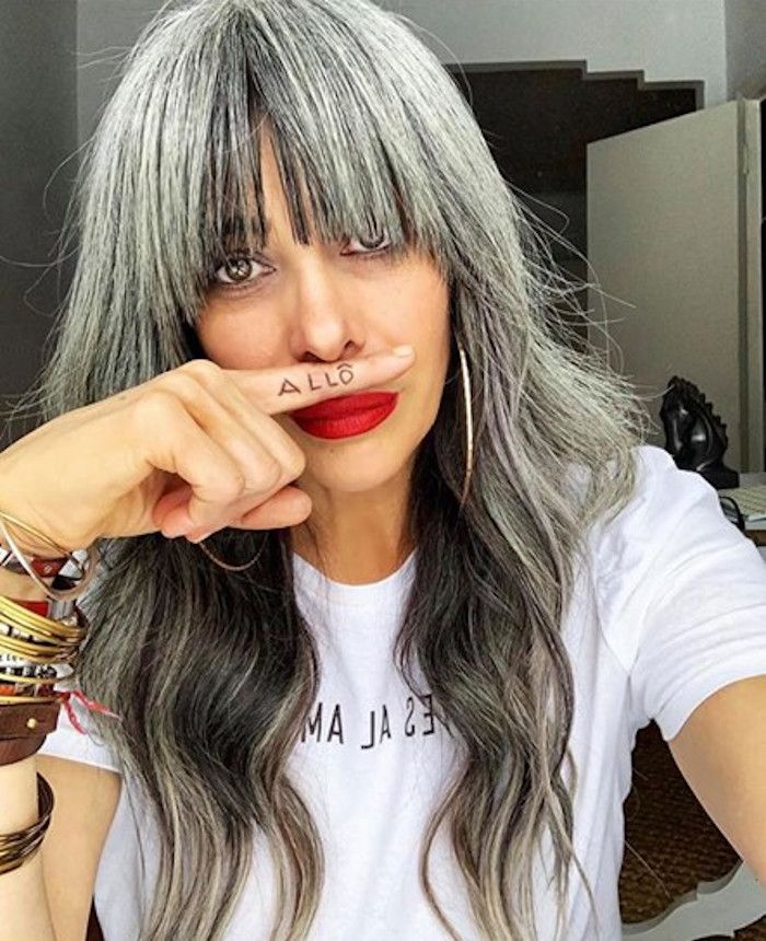 The Prettiest Shades Of Silver Hair & Gray Hair to Inspire Your Next Makeover in 2021 | Blending gray hair, Long gray hair, Gray hair highlights