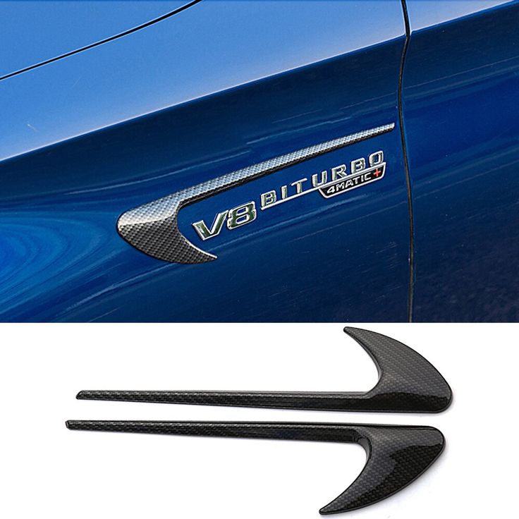 2pcs Chrome Letters V8 BITURBO Fender Emblem Badge Emblems for Mercedes Benz AMG 2pcs Chrome Letters V8 BITURBO Fender Emblem Badge Emblems for Mercedes Benz AMG