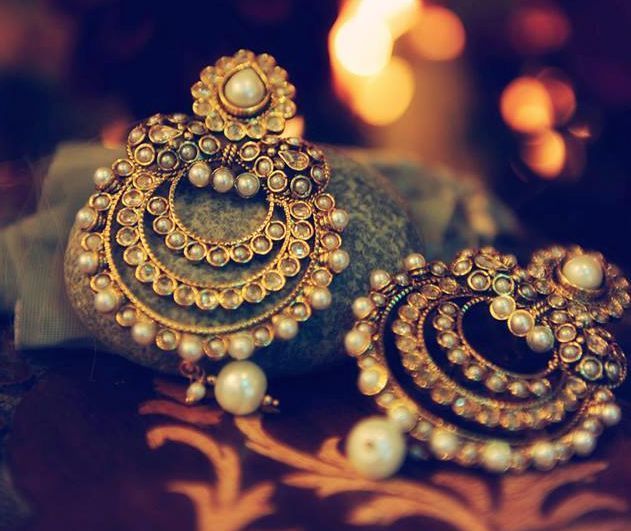 BOHEMIAN INDIAN JEWELRY Indian Earrings Indian Wedding Jewelry Bollywood Jewelry Chandbali Earrings Desi Jewelry Bohemian Jewelry