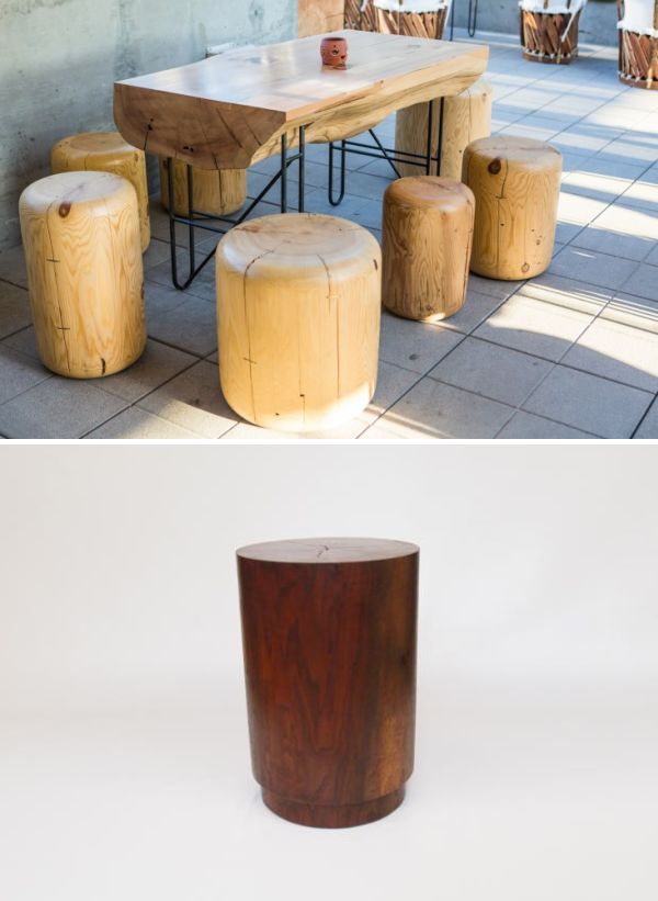 Alma Allen Organic Wood Stools As Seen In Los Angeles 2018 Alma Allen Organic Wood Stools As Seen In Los Angeles 2018 Designer Chairs Pinterest Stool And