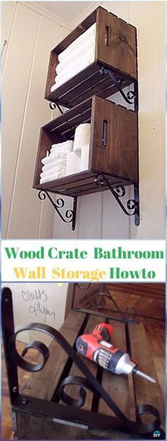 wood crate furniture diy. diy wood crate bathroom storage organizer instructions furniture ideas projects diy
