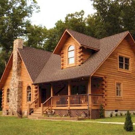 66 Best Small Log Cabin Homes (26)