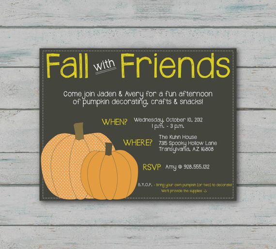 fall party invitation fun for kids pinterest fall party