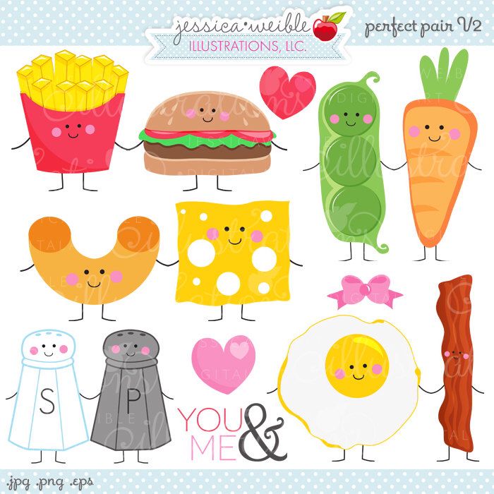 Perfect Pair V2 Cute Digital Clipart Commercial Use OK Things That perfect-pair-v2-cute-digital-clipart-commercial-use-ok-things-that