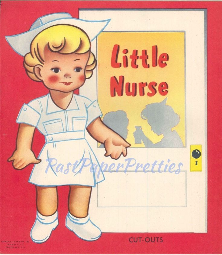Nurse vintage toys glasses
