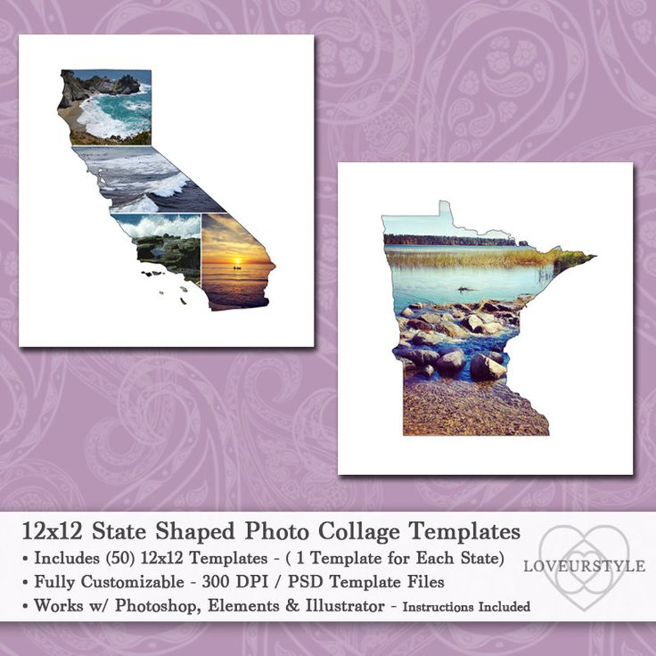 photo collage cards templates