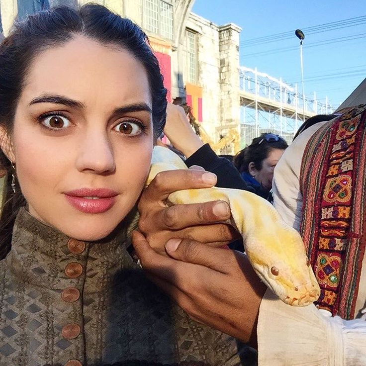 Adelaide kane umbrella bts photoshoot 6