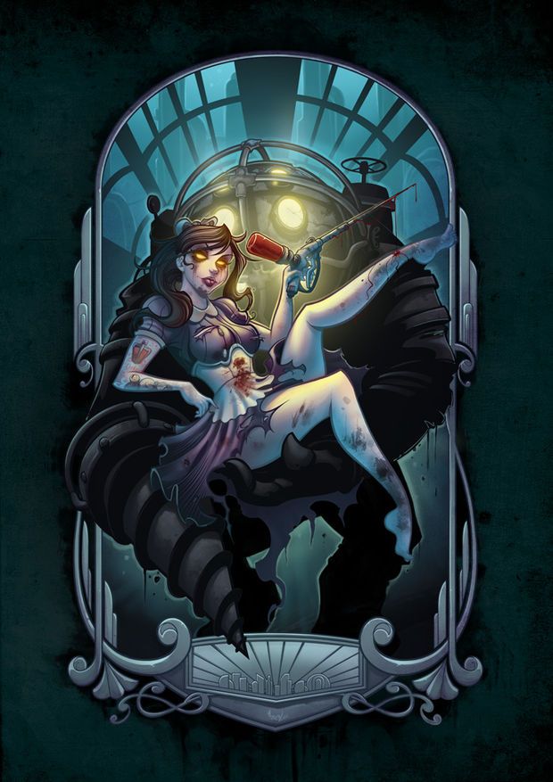 Fucked up world of bioshock My wife likes to get naked