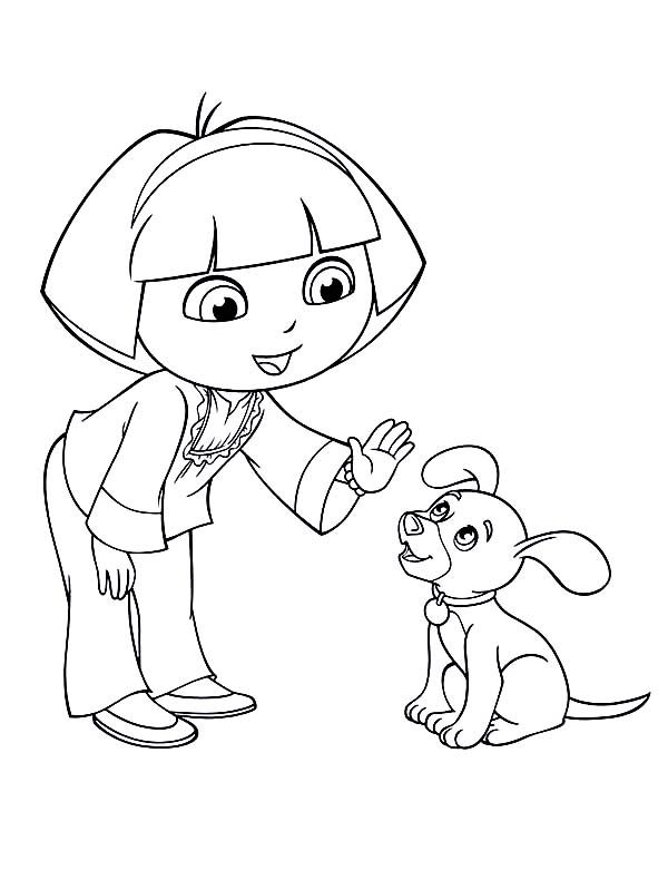 gambar dora the explorer putih