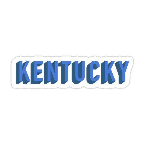 Retro Kentucky Sticker