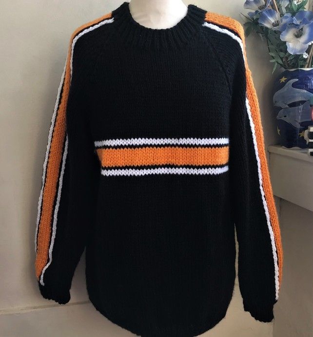 Black and orange jumper best sale