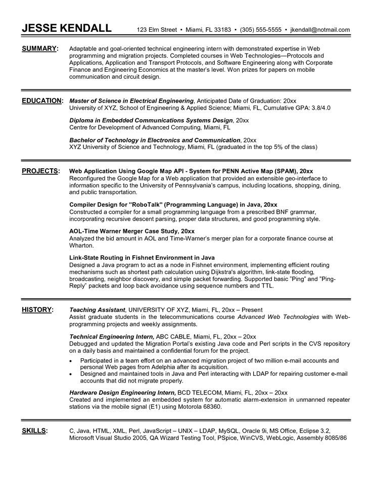 The 25+ best Engineering internships ideas on Pinterest - resume header The 25+ best Engineering internships ideas on Pinterest - resume header