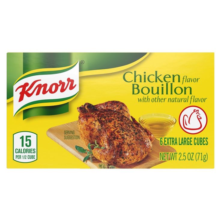 Knorr Chicken Bouillon Cubes - 6ct/2.5oz | Bouillon cube, Chicken How Many Tablespoons In A Bouillon Cube