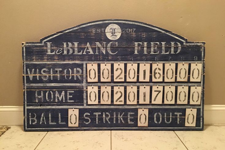 Customized Arched Rustic Baseball vintage sports scoreboard Etsy Customized Arched Rustic Baseball vintage sports scoreboard Etsy