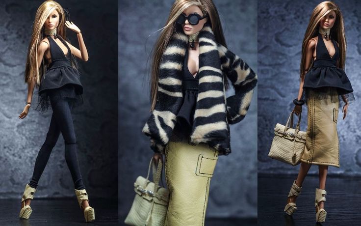 fashion royalty outfit fr2 dollsalive Savannah OOAK outfit, shoes ...