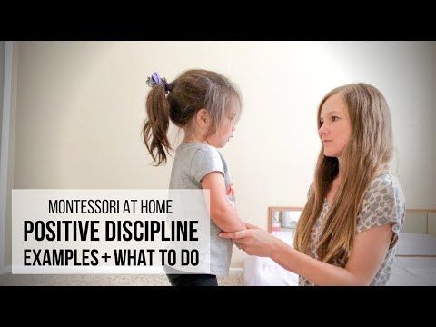 MONTESSORI AT HOME: Positive Discipline Examples & What To Do - YouTube