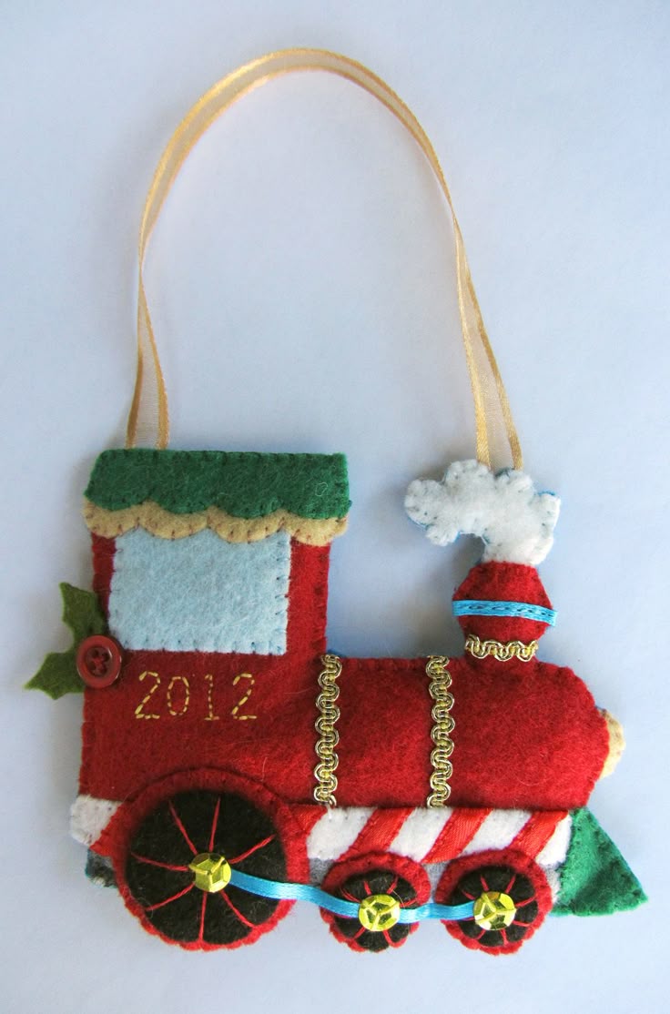 49 mejores imágenes de tren navideño en paño en pinterest christmas felt kit