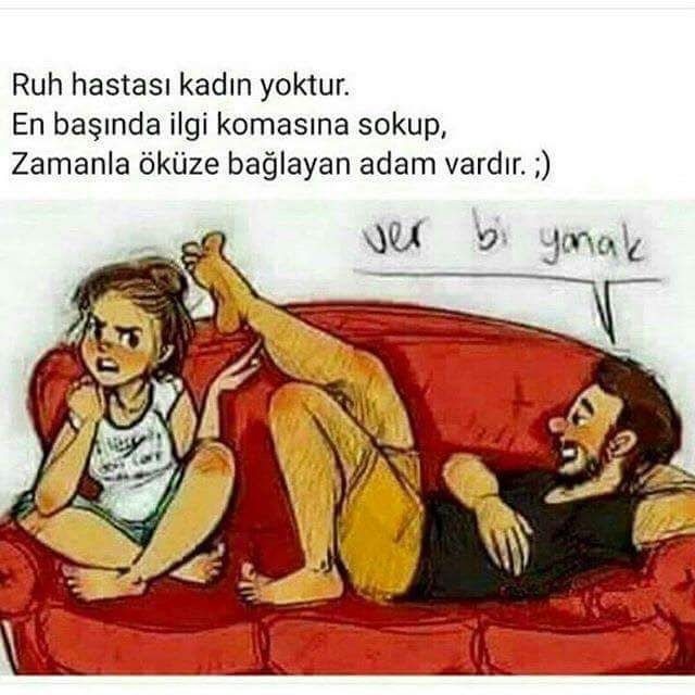 Komik Kadin Ve Erkek Sozleri Guzel Sozler Cool Words Good Sentences Book Quotes