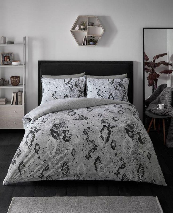 50/%POLYESTER//50/%COTTON LUSCIOUS WILLOW FLORAL PATTERNED DUVET QUILT COVER SET