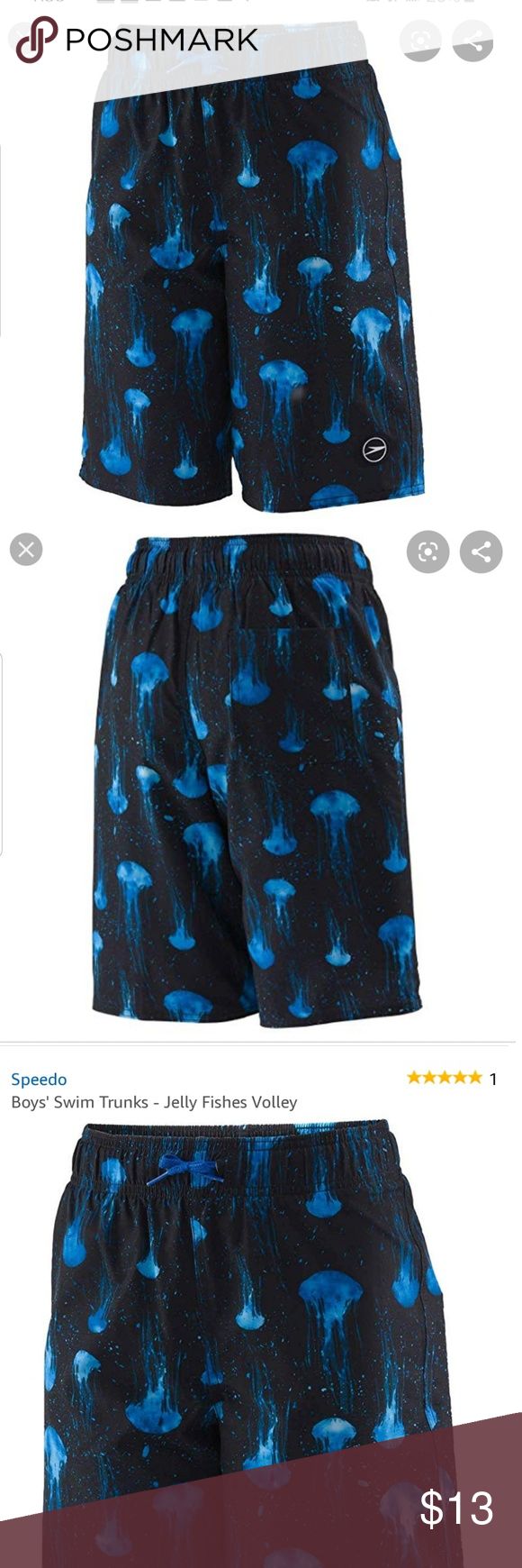 Jelly Fishes Volley Speedo Black Large Speedo Speedo Boys/' Swim Trunks
